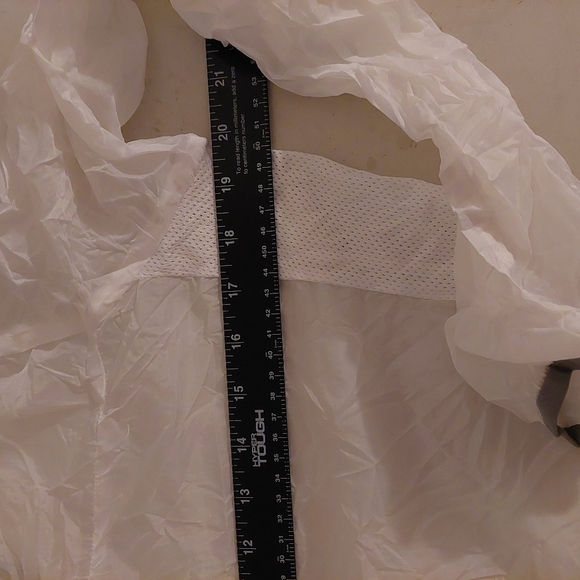 Athletic Collection by 26 International White Sz M Windbreaker Lightweight Nylon - Picture 3 of 9